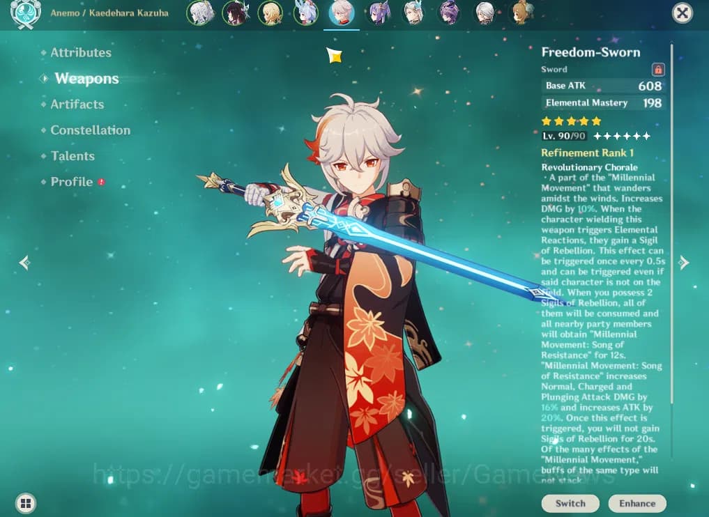 Genshin Impact Accounts ASIA|AR 57|7 Limited+8(*5Weapon)|(Columbina,Neuvil image 4