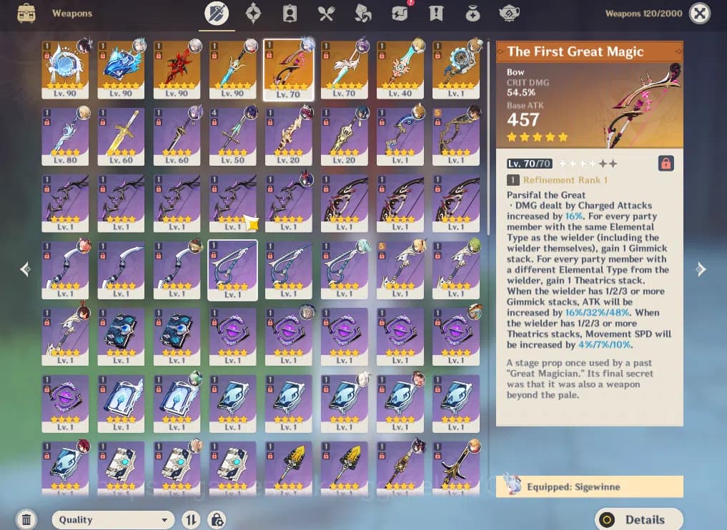 Genshin Impact Accounts ASIA|AR 57|7 Limited+8(*5Weapon)|(Columbina,Neuvil image 7