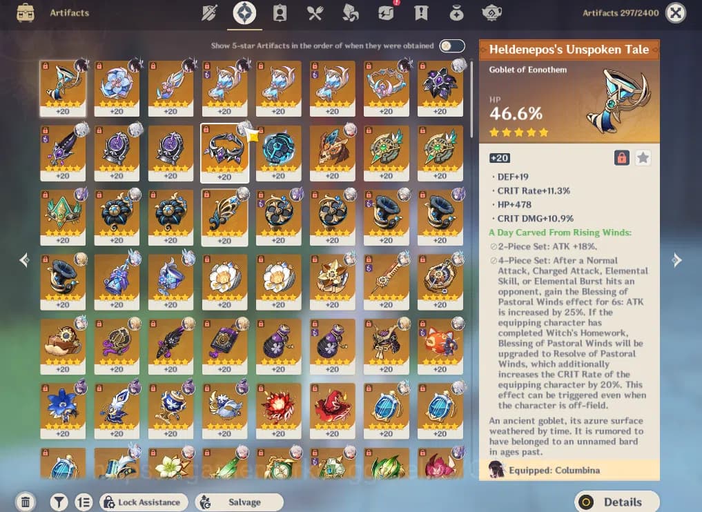 Genshin Impact Accounts ASIA|AR 57|7 Limited+8(*5Weapon)|(Columbina,Neuvil image 8