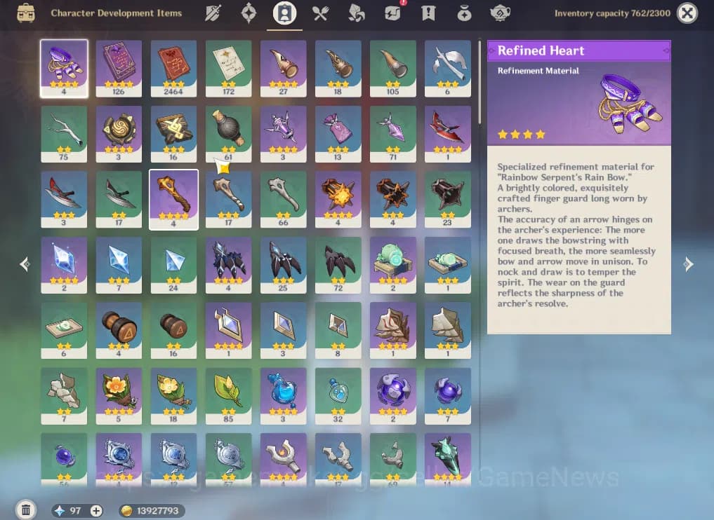 Genshin Impact Accounts ASIA|AR 57|7 Limited+8(*5Weapon)|(Columbina,Neuvil image 9