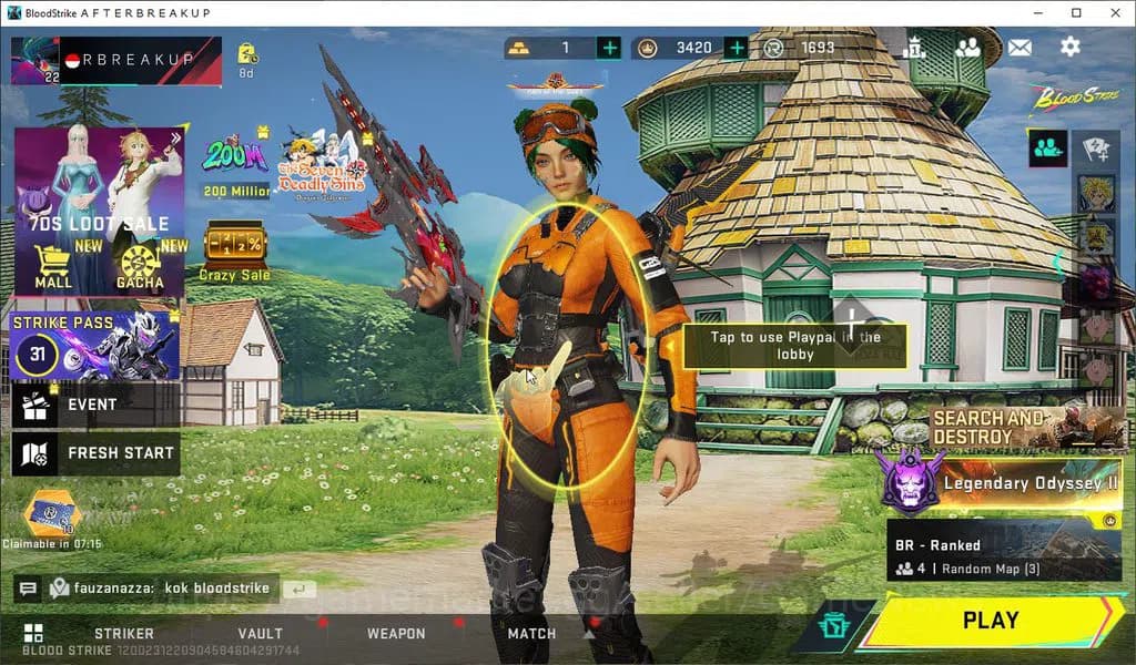 Blood Strike Accounts ASIA|ETERNAL Lv2 MP5-Dominator+ Collab Evangelion image 1