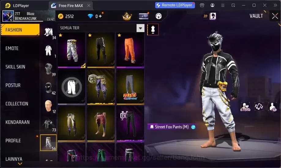 Free Fire Accounts Indonesia | Vault 73 | Gun M1014 Scorpio Shatter L image 12