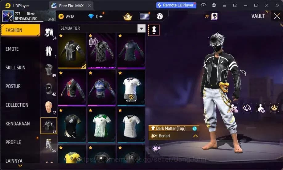 Free Fire Accounts Indonesia | Vault 73 | Gun M1014 Scorpio Shatter L image 13