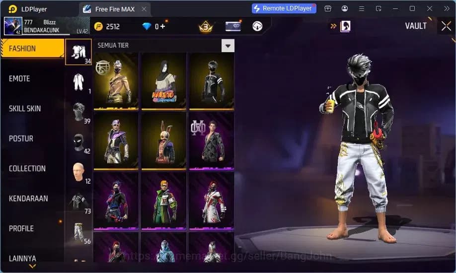 Free Fire Accounts Indonesia | Vault 73 | Gun M1014 Scorpio Shatter L image 18