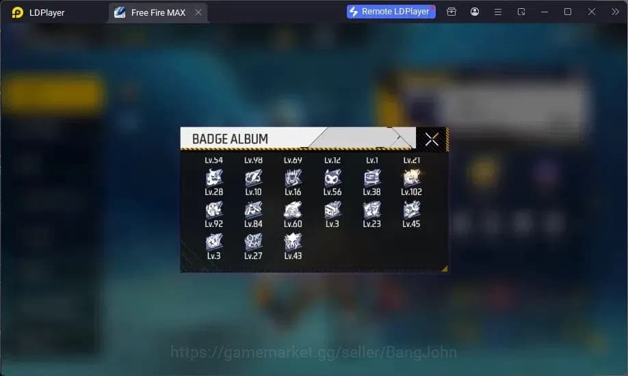 Free Fire Accounts Indonesia | Vault 73 | Gun M1014 Scorpio Shatter L image 19