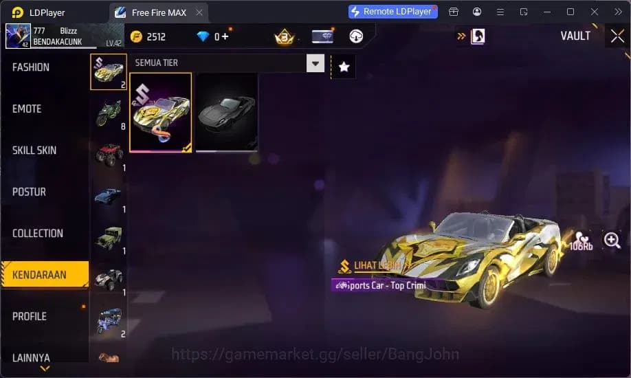 Free Fire Accounts Indonesia | Vault 73 | Gun M1014 Scorpio Shatter L image 8