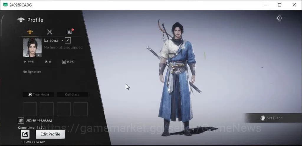 Where Winds Meet Accounts GLOBAL|Lv 5|GS 3671| 1 Harmonic Core |Nameless Swo image 1