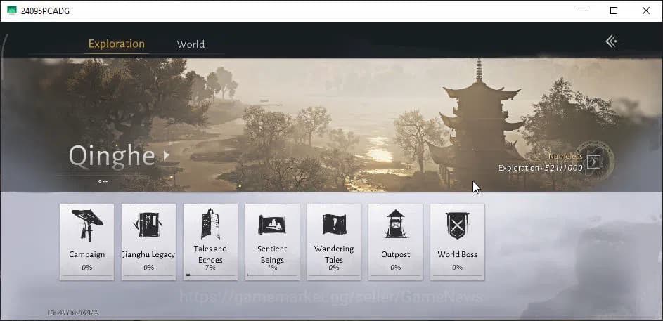 Where Winds Meet Accounts GLOBAL|Lv 5|GS 3671| 1 Harmonic Core |Nameless Swo image 8