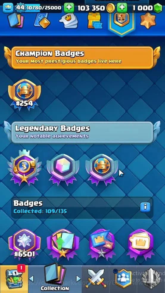 Clash Royale Accounts Lv 44|Trophy 9148|KTL 14|Limited Skin|Card 121|4 H image 19