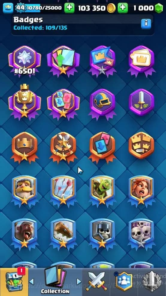 Clash Royale Accounts Lv 44|Trophy 9148|KTL 14|Limited Skin|Card 121|4 H image 20