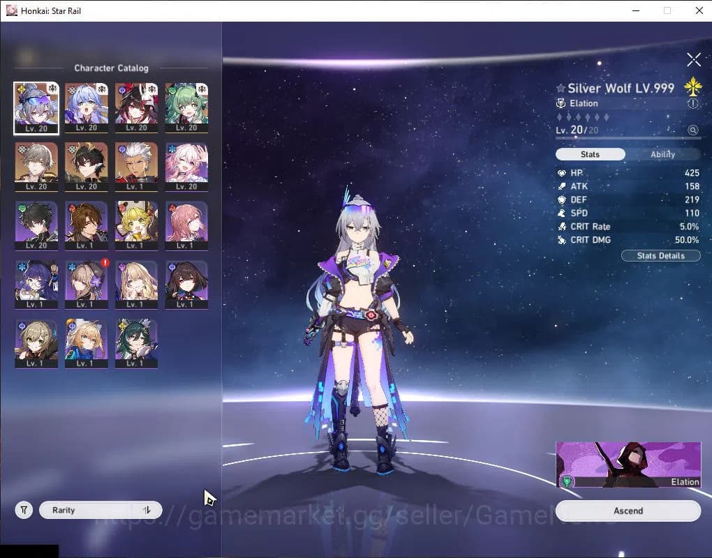 Honkai Star Rail Accounts ASIA|TL 11|6 Limited|SW 999,Robin,Sparkle,Huohuo,A image 9
