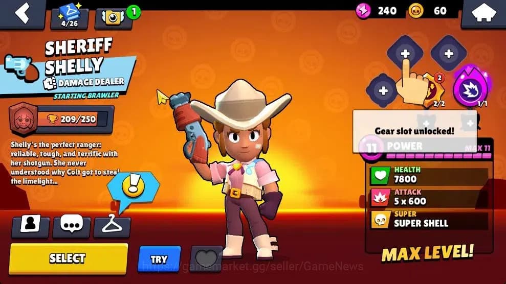 Brawl Stars Accounts 1003 Trophy|15 Brawlers 4 Max Lvl [Edgar,Stu,Frank image 12