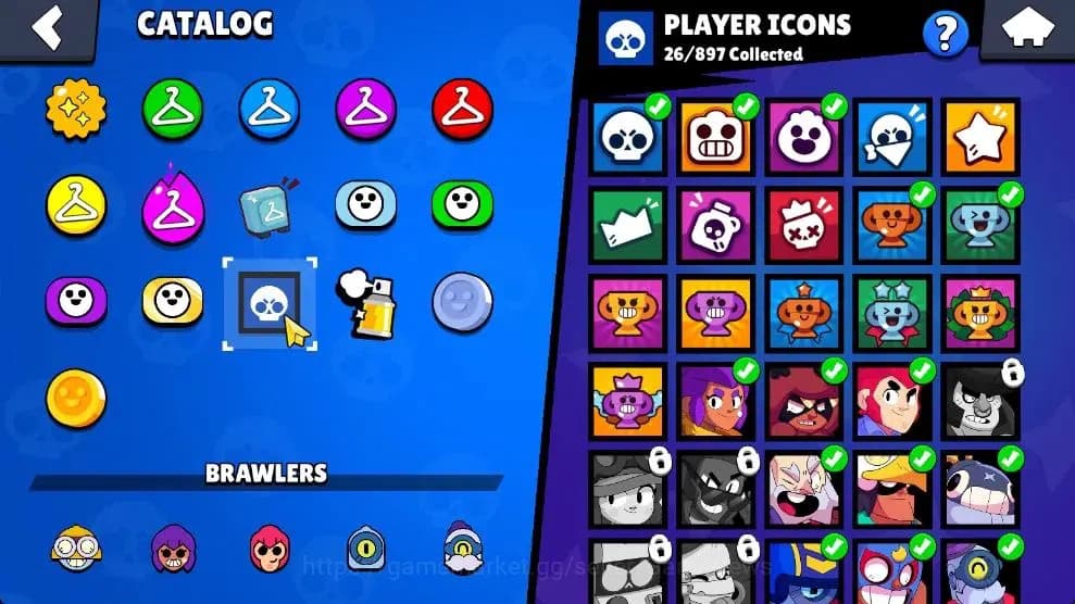 Brawl Stars Accounts 1003 Trophy|15 Brawlers 4 Max Lvl [Edgar,Stu,Frank image 16