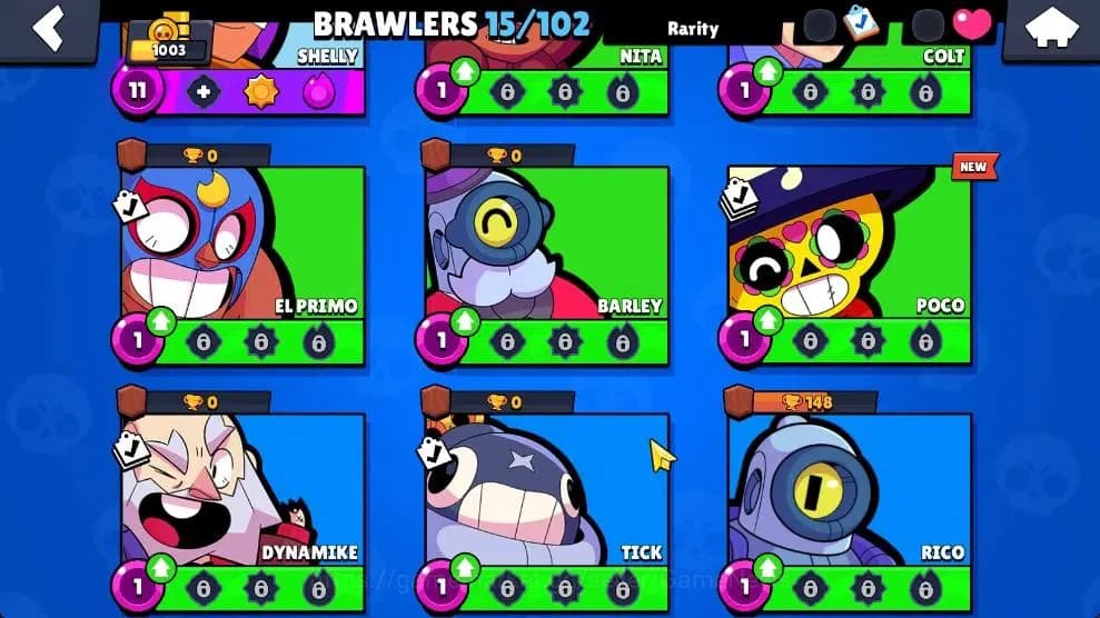 Brawl Stars Accounts 1003 Trophy|15 Brawlers 4 Max Lvl [Edgar,Stu,Frank image 6