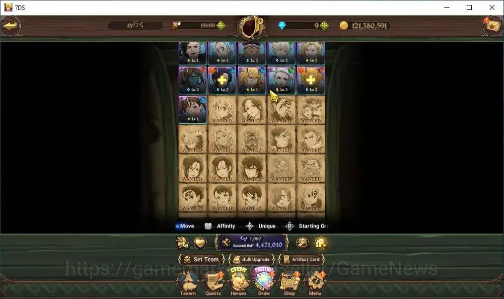 The Seven Deadly Sins: Grand Cross Accounts Global|3,5M CC|4 LR+7 UR+Collab FF,ReZero|S&B,Madn image 11