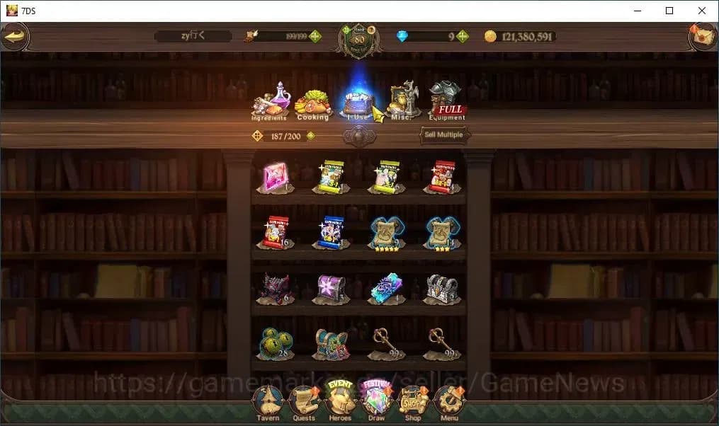 The Seven Deadly Sins: Grand Cross Accounts Global|3,5M CC|4 LR+7 UR+Collab FF,ReZero|S&B,Madn image 19