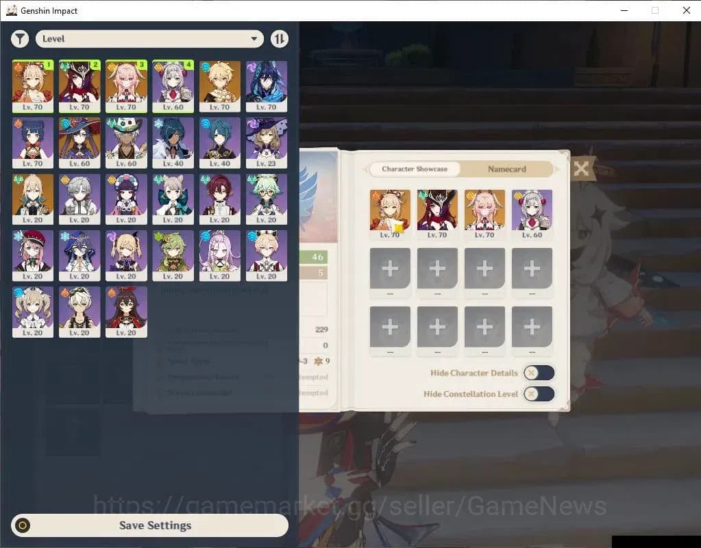 Genshin Impact Accounts ASIA|AR 46|3 Limited+21(*4Character)|Linnea,Chasca image 1