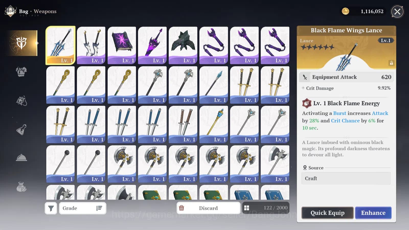 The Seven Deadly Sins: Origin Accounts NA West | Fresh Starter Lvl 2 |4 SSR| Drake Elaine image 3