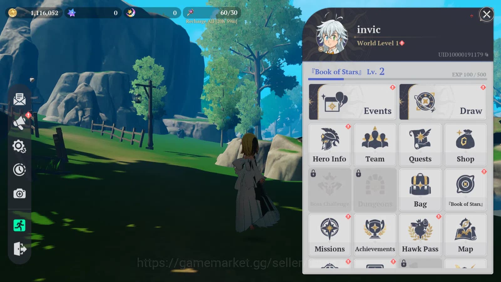 The Seven Deadly Sins: Origin Accounts NA West | Fresh Starter Lvl 2 |4 SSR| Drake Elaine image 4