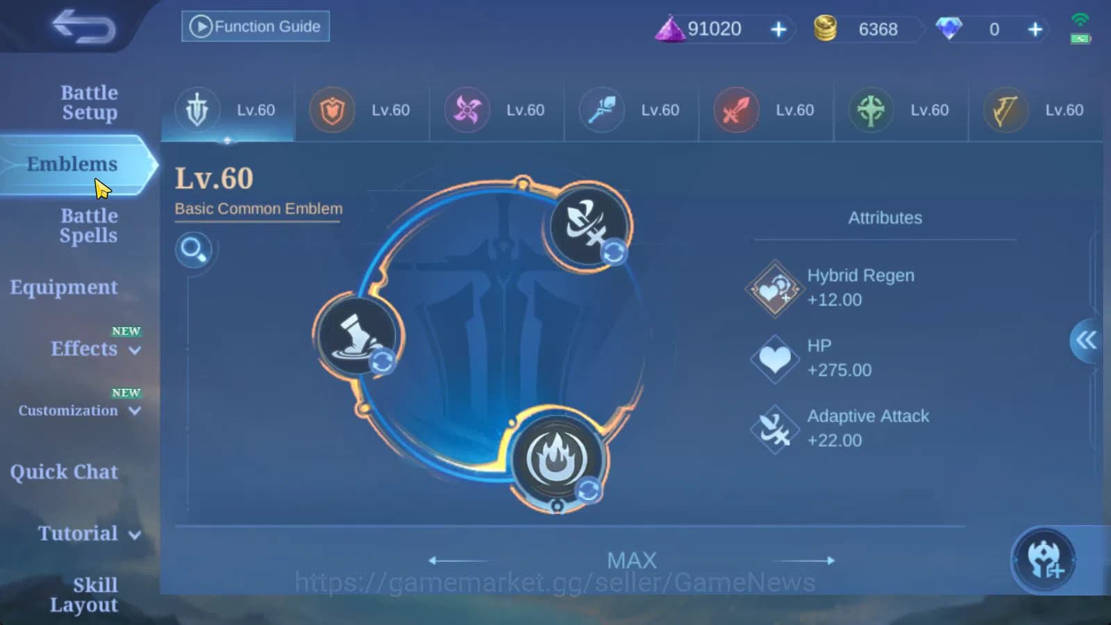 Mobile Legends: Bang Bang Accounts Hero 130|Skin 344|Legend Franco,JJK Xavier,HXH Jul image 7