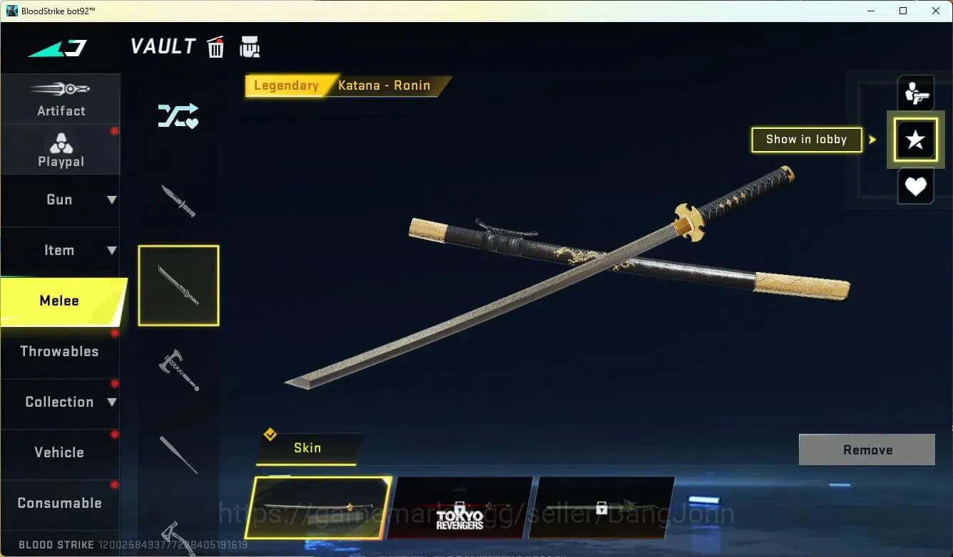 Blood Strike Accounts Asia | Starter Melee Katana|Ultra UMP45|2 Legendar image 7