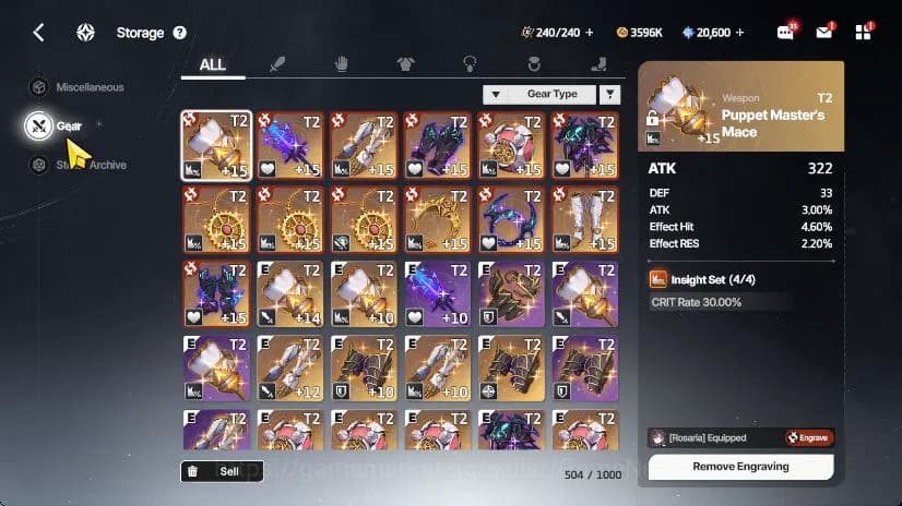 StarSavior Accounts Global|Lv 73|20K Stellagem|29 SSR 6 LB3 [W Asherah image 16