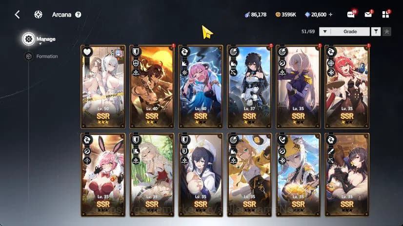 StarSavior Accounts Global|Lv 73|20K Stellagem|29 SSR 6 LB3 [W Asherah image 9