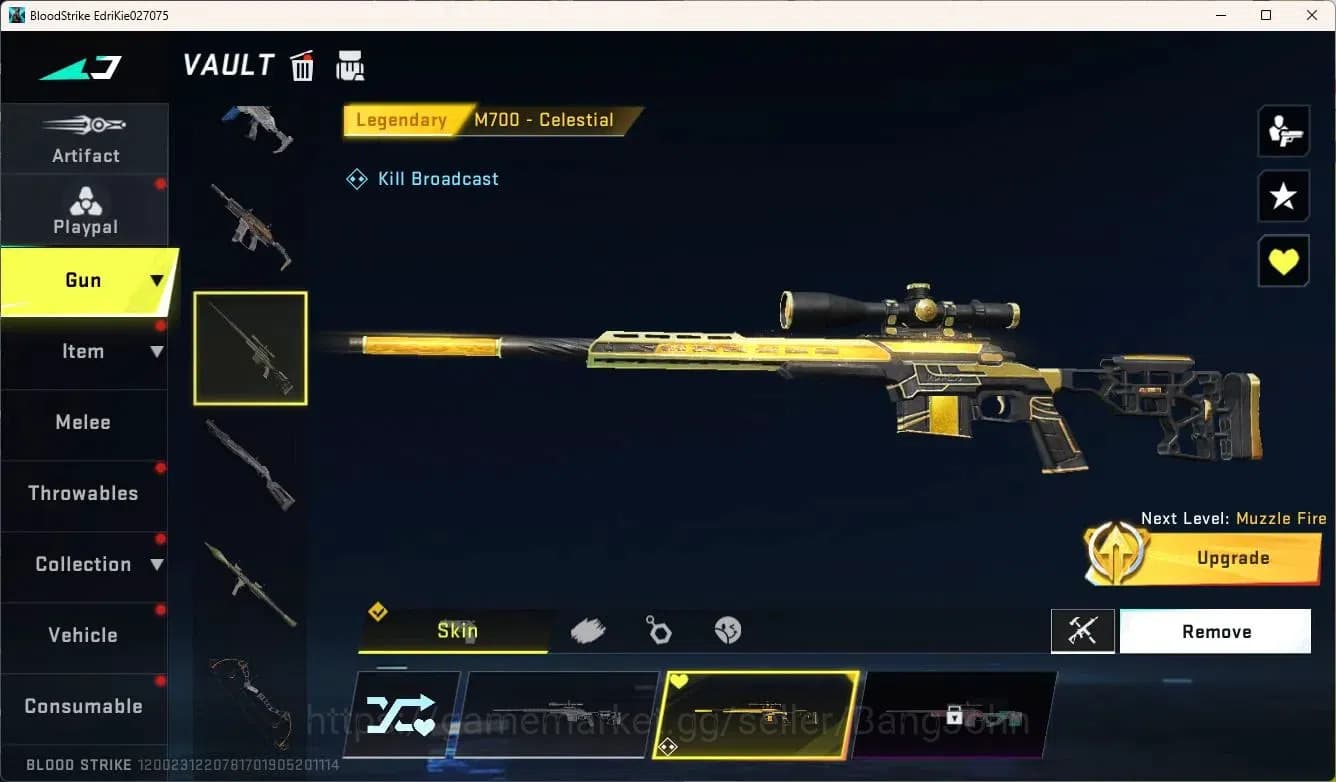 Blood Strike Accounts ASIA | 2 Collab Guns: AK47(7DS),MCX(EVA), |BLEACH image 5