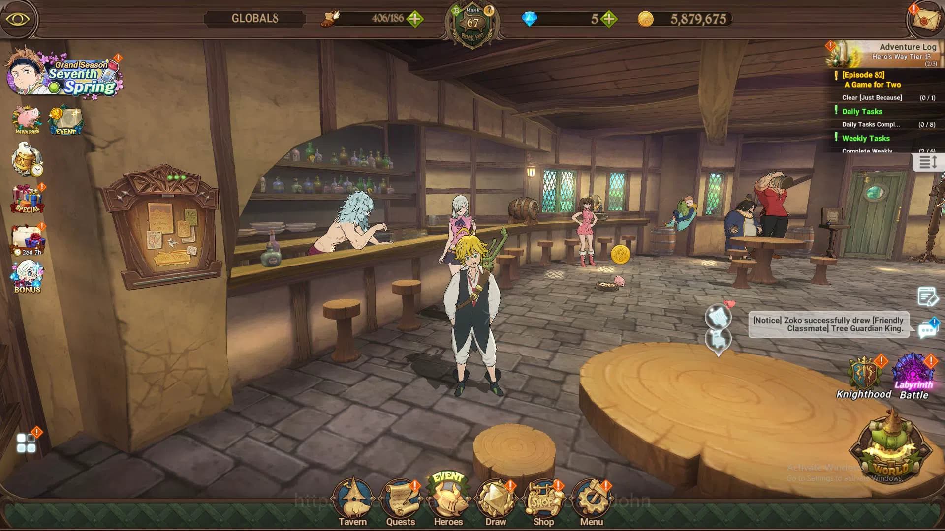 The Seven Deadly Sins: Grand Cross Accounts GLOBAL|3.2m CC|2LR Roxy,Elizabeth|FUll collab FF|U image 1