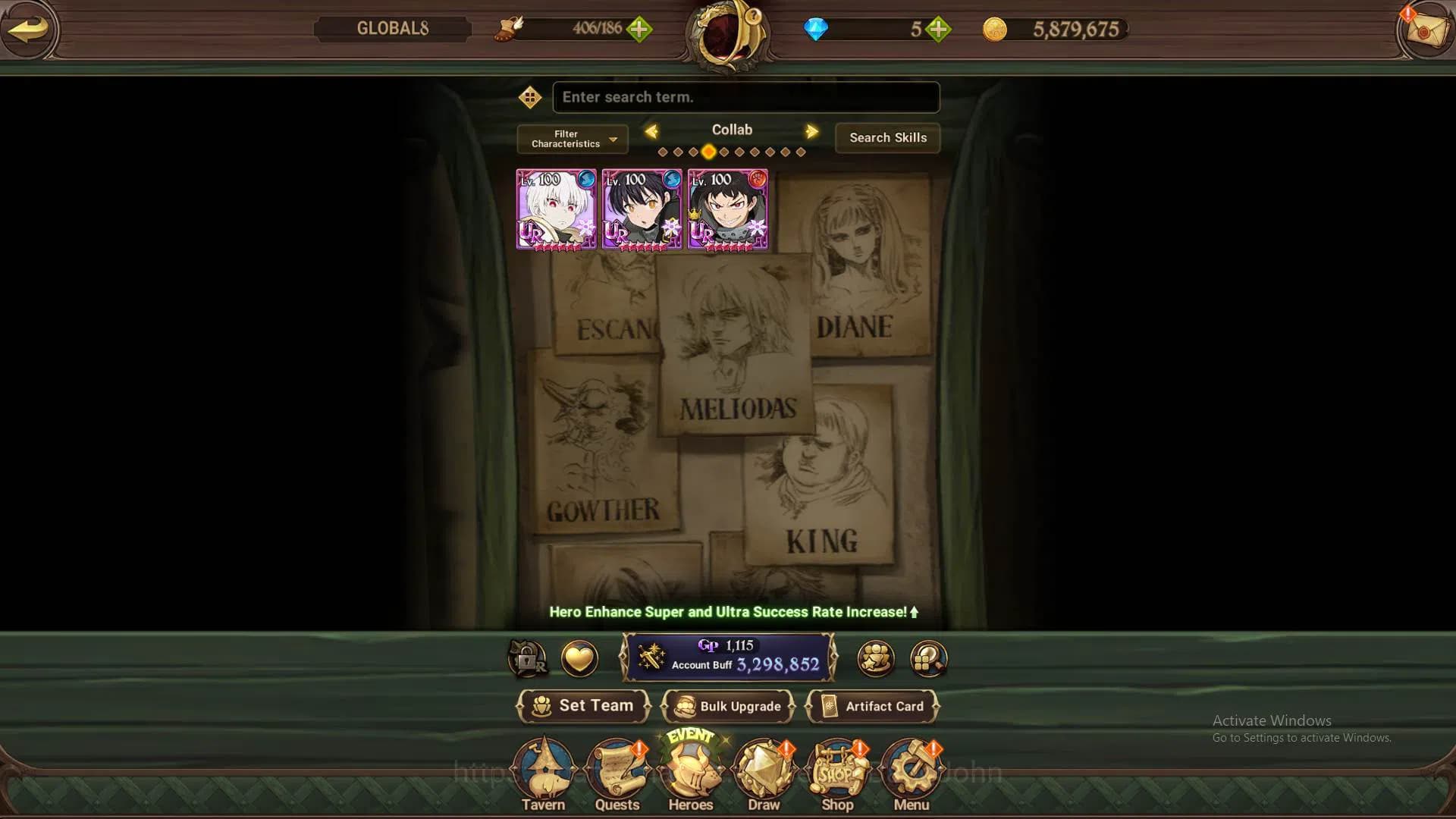 The Seven Deadly Sins: Grand Cross Accounts GLOBAL|3.2m CC|2LR Roxy,Elizabeth|FUll collab FF|U image 9