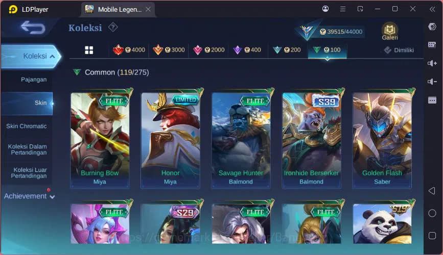 Mobile Legends: Bang Bang Accounts Global|Hero 115|Skin 190|Kof Karina,Lucky Eudora,L image 10