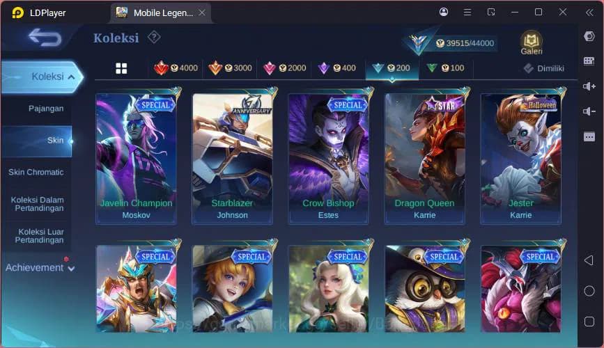Mobile Legends: Bang Bang Accounts Global|Hero 115|Skin 190|Kof Karina,Lucky Eudora,L image 11