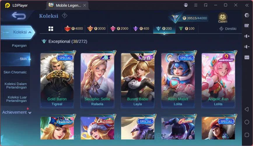 Mobile Legends: Bang Bang Accounts Global|Hero 115|Skin 190|Kof Karina,Lucky Eudora,L image 12