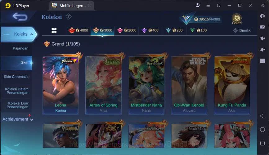 Mobile Legends: Bang Bang Accounts Global|Hero 115|Skin 190|Kof Karina,Lucky Eudora,L image 19