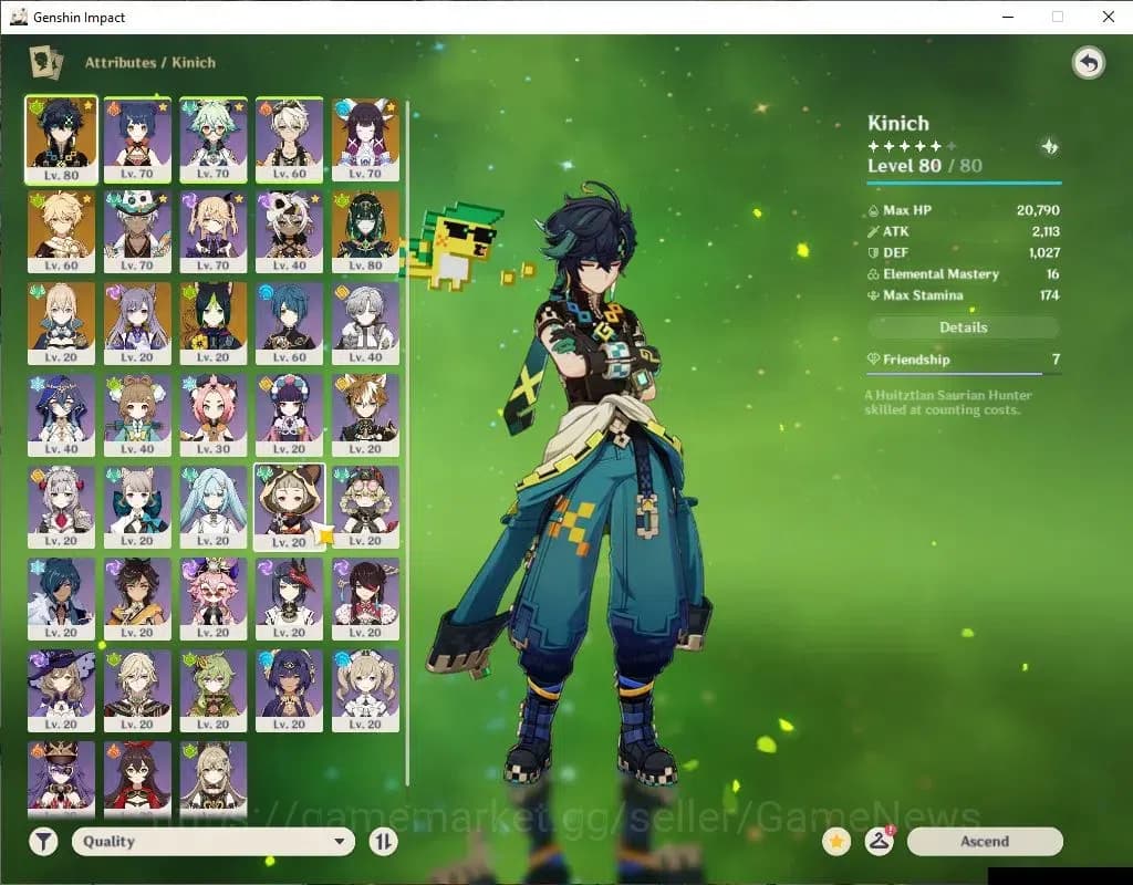Genshin Impact Accounts ASIA|AR48|3Limited+31(*4Character)|Columbina,,Nefe image 3