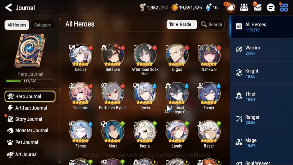 Epic Seven Accounts GLOBAL Unverif|NewEra|6 ML(RoLight,SECeline,MKawer image 20