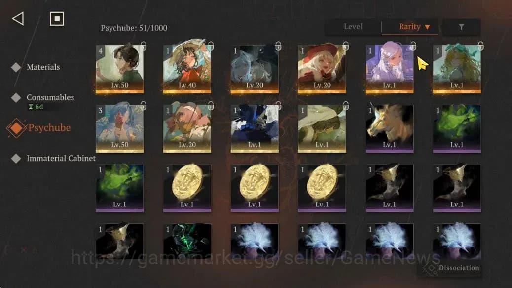 Reverse: 1999 Accounts GLOBAL|Lv 33|16*6Crew(6Limit)|[Paper Heron,Kassand image 10
