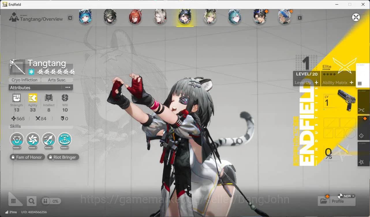 Arknights: Endfield Accounts ASIA | MID GAME | Laevatain +Sign | Gilberta + Sig image 12