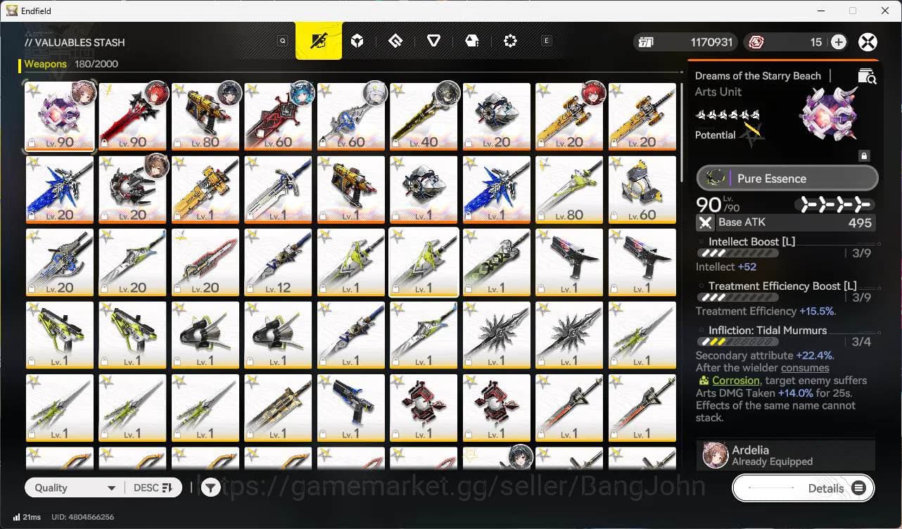 Arknights: Endfield Accounts ASIA | MID GAME | Laevatain +Sign | Gilberta + Sig image 14