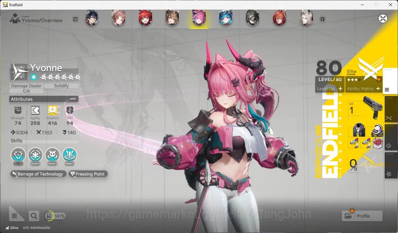 Arknights: Endfield Accounts ASIA | MID GAME | Laevatain +Sign | Gilberta + Sig image 8