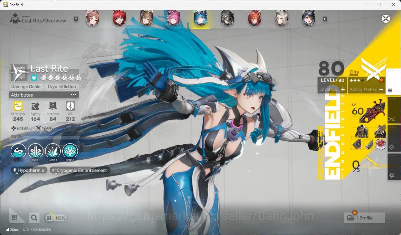 Arknights: Endfield Accounts ASIA | MID GAME | Laevatain +Sign | Gilberta + Sig image 9