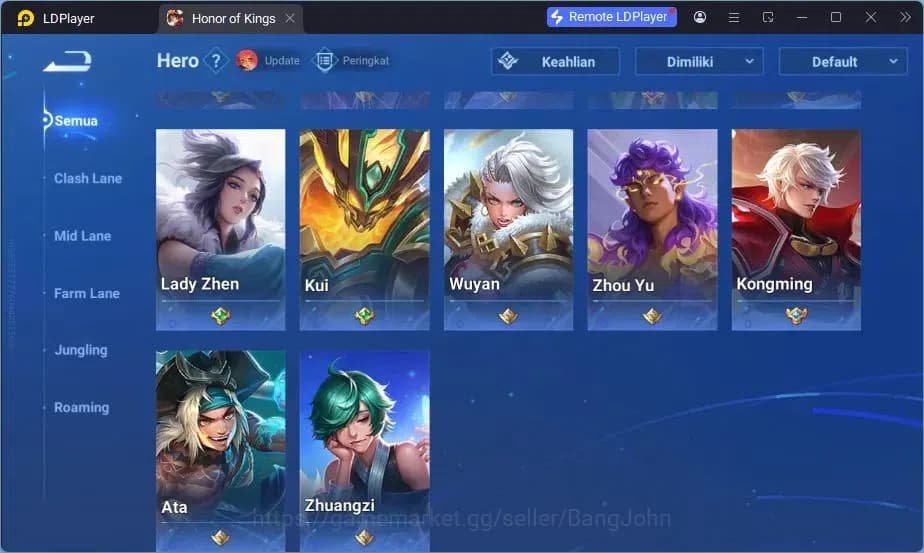 Honor of Kings Accounts GLOBAL|112HR|189SK|LNY2024 DaQiao|KIC Jing|LSM Arl image 4