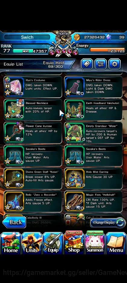 Grand Summoners Accounts Global|Rank 77|16 Ascend|InumutaTW,EmiyaTW,Summer image 8