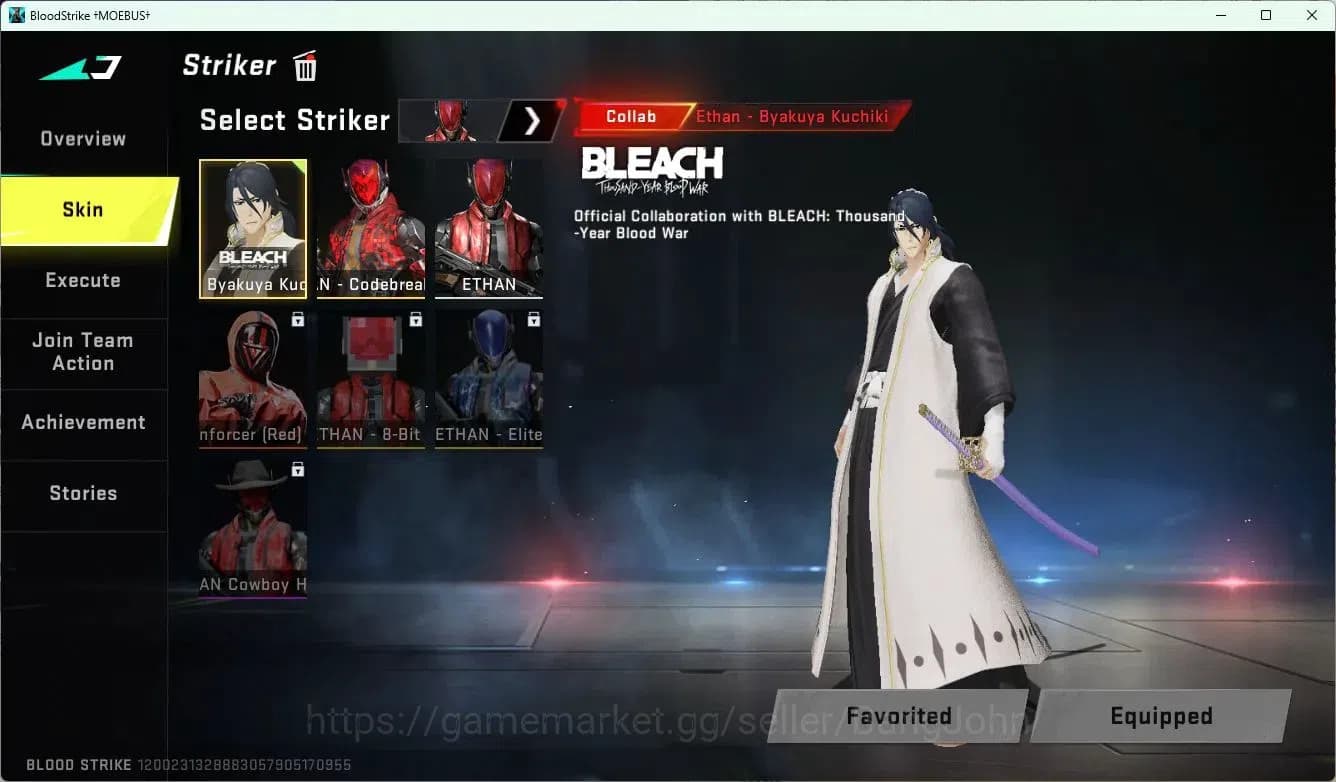 Blood Strike Accounts ASIA | 4 Collab Skins | 1 Eternal Skins | 3 Limite image 2
