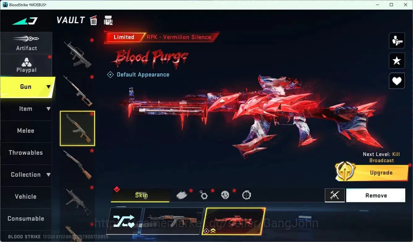 Blood Strike Accounts ASIA | 4 Collab Skins | 1 Eternal Skins | 3 Limite image 5