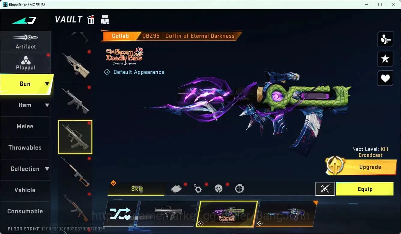 Blood Strike Accounts ASIA | 4 Collab Skins | 1 Eternal Skins | 3 Limite image 6
