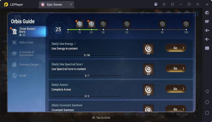 Epic Seven Accounts Global | Straze | Setsuka | Sigret | Muwi | Rinak image 2
