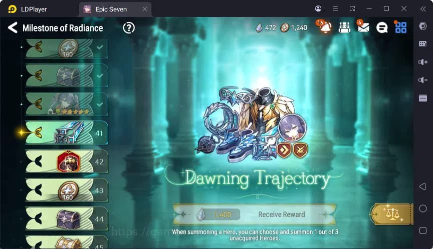 Epic Seven Accounts Global | Straze | Setsuka | Sigret | Muwi | Rinak image 3