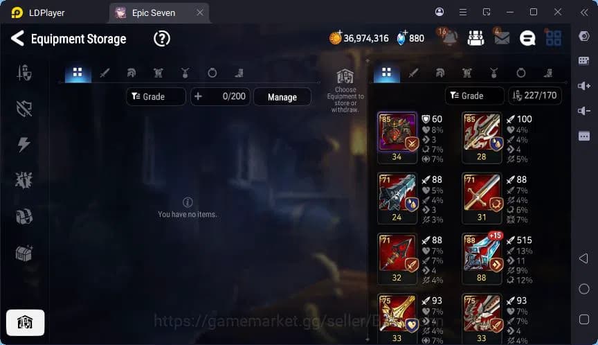 Epic Seven Accounts Global | Straze | Setsuka | Sigret | Muwi | Rinak image 8