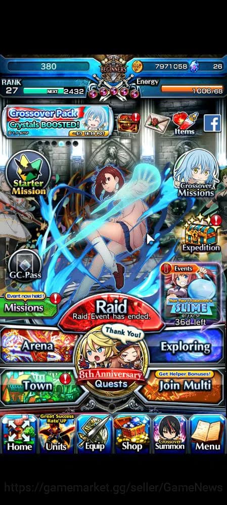 Grand Summoners Accounts Global|Rank 27|Starter|10 Ascend|Roy,Frieren+TW,Mo image 1